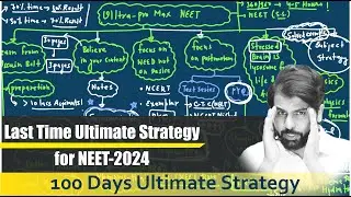 Last Time Ultimate Strategy for NEET-2024 || 100 Days Ultimate Strategy