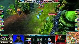Velocity eSports (VES) vs Team Curse (CRS) || Super week NA LCS Summer 2013 W9D2 || Full Game HD