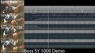 Boss SY 1000 Demo Sequence