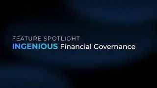 Financial Governance on INGENIOUS | Construction Project Management Software