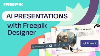 How to make presentations with AI | Freepik Designer 🎨