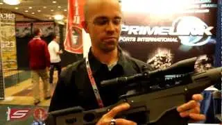 Снайперская винтовка для пейнтбола SAR12 от Carmatech Engineering на выставке Paintball Extravaganza 2012