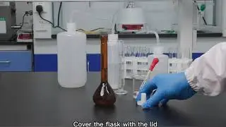StonyLab Glass Brown Volumetric Flask