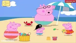 Peppa Pig Holiday Seasons Autumn and Winter and Muddy Puddle Jump iOS Games Let's Play