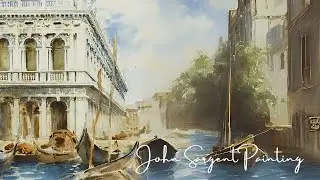 Learning A New Loose Painting Techniques&nbsp;with John Sargent Watercolor Painting