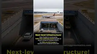 India's First Runway Tunnel! 🇮🇳##short