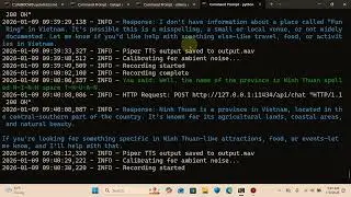 Local speech to speech voice assistant