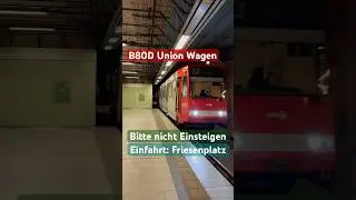 B80D Union Wagen als Betriebsfahrt am Friesenplatz | #stadtbahn #tram #kvb #k&ouml;ln #metro