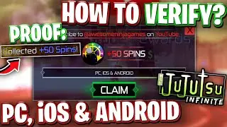 ⚡*PC, iOS & ANDROID* How To VERIFY CHANNEL ID IN JUJUTSU INFINITE ON PC, IOS & ANDROID! ROBLOX