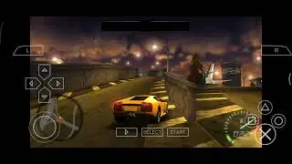Need for Speed: Carbon Own the City PSP (PPSSPP Android) resoluci&oacute;n 10x. Controles t&aacute;ctiles.