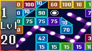 Balls Bricks Breaker - Galaxy Shooter - Gameplay Walkthrough - Levels 1-20