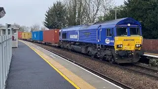 &ldquo;Maritime Intermodal 5&rdquo; 66162 4L45 with 33 containers 11;31 Lea Road 22/12/2025