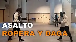 ☣️ Asalto y COMBATE con Ropera y Daga en ESGRIMA HISTORICA⚔️