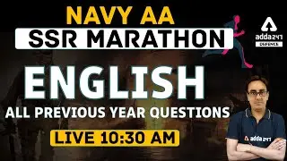 ENGLISH FOR NAVY AA I SSR | MARATHON CLASS | All Previous Year Questions