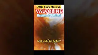 Двигатель изнутри после 1500 миль на Valvoline Restore & Protect #f150