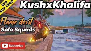 FLAME DEVIL RETURNS 👿 !!| PUBG MOBILE SOLO SQUADS|