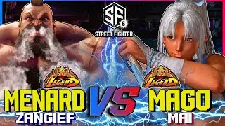SF6 ▰ MenaRD Zangief vs Mago Mai Shiranui ▰ Street Fighter 6 High Level Gameplay