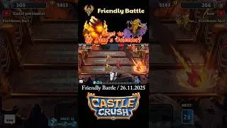 Friendly Battle in Castle Crush | #castlecrush