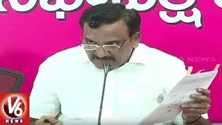 TRS Leaders Fires On Congress Leader Revanth Reddy Over Current Supply | V6 News