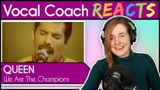 Vocal Coach reacts to Queen - We Are The Champions (Official Live Video)