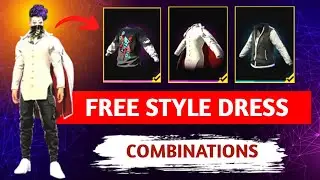 FREE STYLE DRESS COMBINATION 😱 || NO TOP UP COMBINATION 😝 || VENOM 99 🔥 || #combination #freefire 