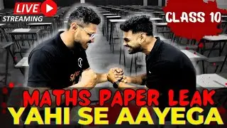🔴 Live Class 10 Maths GSEB | Most Important Questions for Board Exam 2026 | Score High 🔥