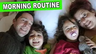 MORNING ROUTINE INSOLITE - On se RÉVEILLE dans les ARBRES  - Petit dejeuner en FAMILLE - Mel et Alex