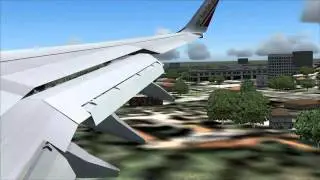 FS2004 - Flight from Cologne / Bonn to Lisbon / Portugal with B737 Air Berlin.mp4