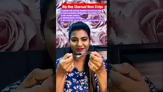 HIP HOP Charcoal Nose Strips| How to remove blackheads| @BlushwithNupur