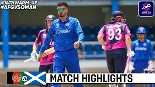 afg vs sco cricket highlight full 14th t20 macht icc world cup #2024