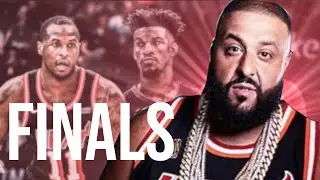 DJ Khaled screaming NBA MIAMI HEAT