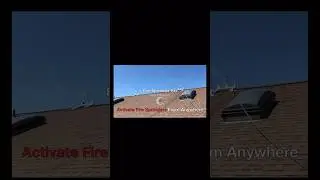 Беспроводные пожарные спринклеры для крыши / Активируйте спринклеры из любой точки мира / Защитит...