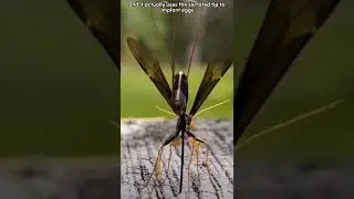 #shorts It&rsquo;s giving darth vader tbh #wasp #scary #nature #entomology #