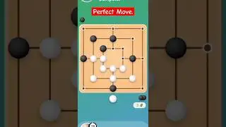 Easy Fun Games To Play With Friends And Family | 9 Men's Morris Challenge | How To Play. #shorts