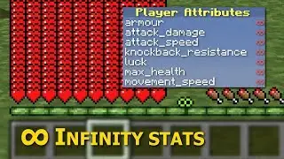 Infinite ∞ Stats in Minecraft! (NEW 1.16 /Attributes Command)