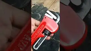 Rusty Pipe Wrench Restoration #rustyrestoration #diy #rusty #shorts #pipewrench #restore
