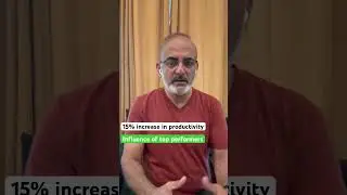 15% increase in productivity |influence of top performers #youtubeshorts #productivity #performance