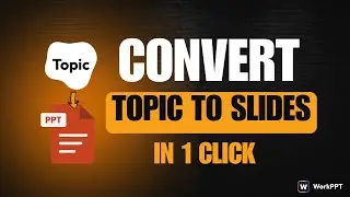 💡 Turn Any Topic Into Slides in Seconds | AI Text to PPT