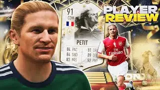 VALE A PENA FAZER!? | EMMANUEL PETIT 91 - ICON MOMENTS | PLAYER REVIEW I FIFA 22 ULTIMATE TEAM