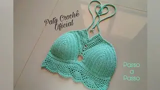 Cropped de Crochê (tamanhos PP,P,M,G e GG)