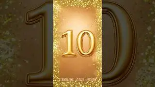 10-секундный обратный отсчет до 2026 года✨ | Сверкающий новогодний таймер #HolidaysWithYouTube