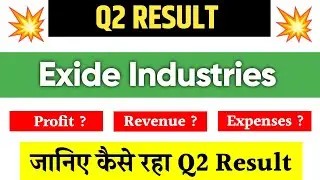 Exide Industries Q2 Results 2026 | Exide Industries Result Today |Exide Industries Share Latest News