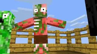 Monster School : Death Worm - Minecraft Animation