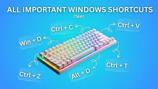 جميع أهم اختصارات الويندوز &ndash; (النصوص) | All Important Windows Shortcuts &ndash; Part 3 (Text)