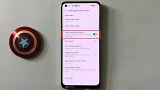 Lock Home screen layout on OPPO Reno8 5G Android 12