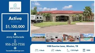 Active in 1100 Sunrise Lane, Mission, TX Contact me for a showing!