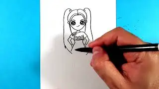 Kpop Demon Hunters Rumi Çizimi Kolay / Cute Drawing Rumi