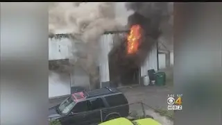 Lawrence Fire Spreads From Repair Shop To Apartment Buildings