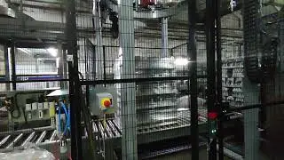 Упаковка паллет на линии розлива алкогольных напитков KHS | Кольцевой обмотчик ROBOPAC GENESIS