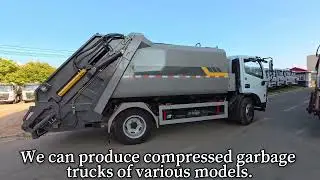 Compressed garbage trucks in China